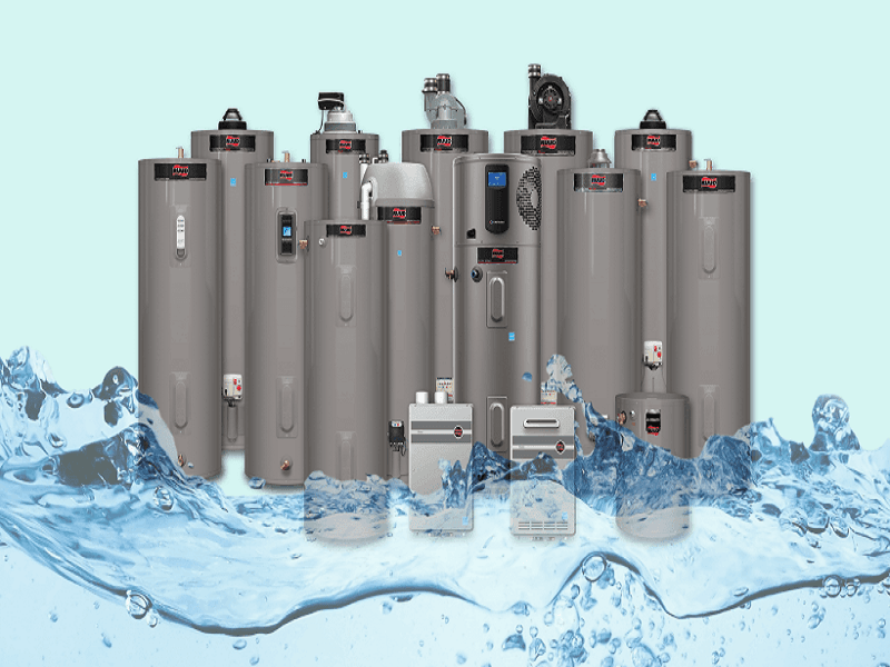 Separate water heaters